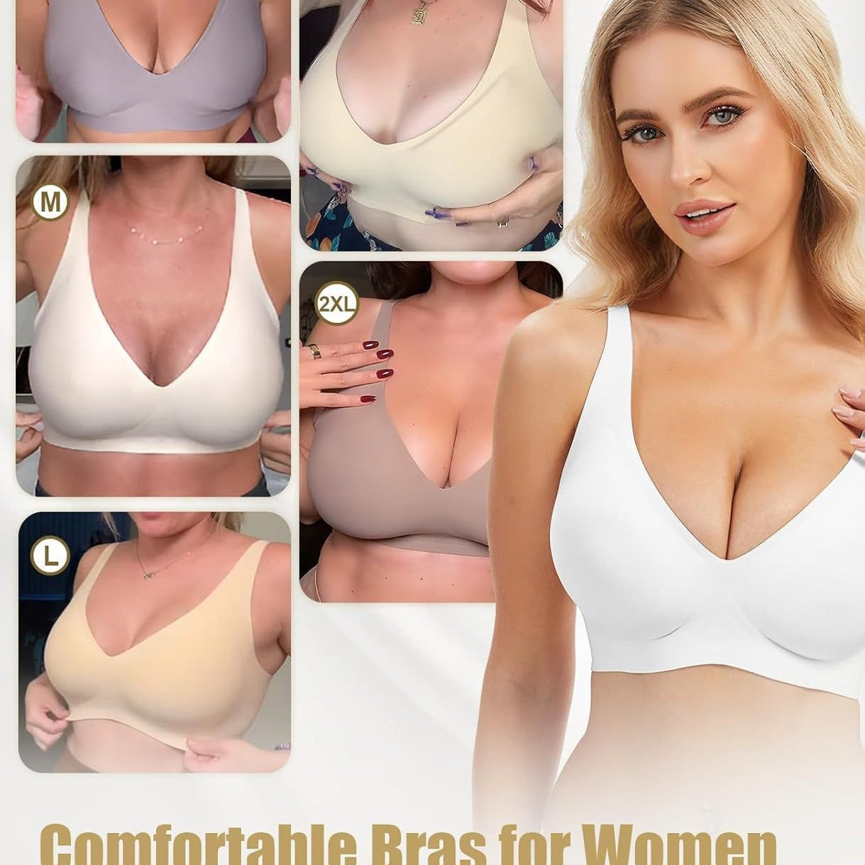 Experience Unmatched Comfort with the Jelly No-Rim Push-Up Seamless Low-Cut Bra