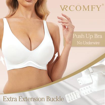 Experience Unmatched Comfort with the Jelly No-Rim Push-Up Seamless Low-Cut Bra