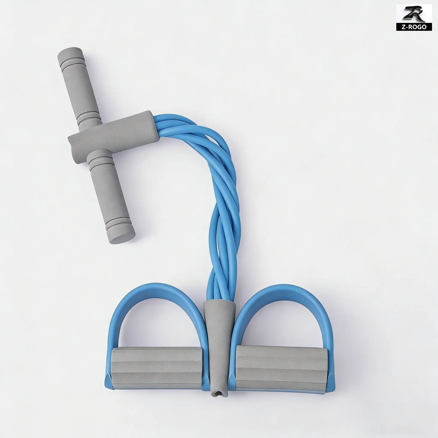 Z-ROGO Multifunction Pedal Resistance Band | Portable Foot Pedal Exerciser for Full-Body Home Workout, Stretching, Fitness Training & Abdominal Exercise | Adjustable & Durable Elastic Sport Band