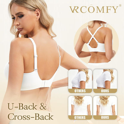 Experience Unmatched Comfort with the Jelly No-Rim Push-Up Seamless Low-Cut Bra